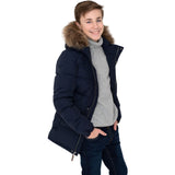 Ver De Terre Black Down Jacka W/Fur