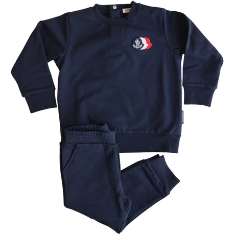Moncler Navy Knitwear Clothing Ensemble Sett