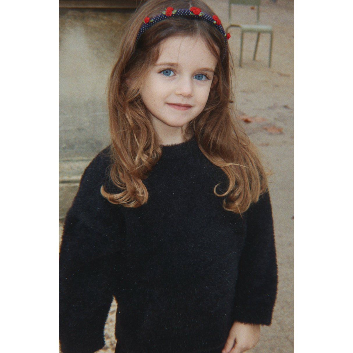 Konges Sløjd Dot Nuit Rose Rouge Hairbrace