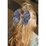 Konges Sløjd Dot Nuit Rose Rouge Rosett Hair Clip
