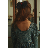 Konges Sløjd Dot Nuit Rose Rouge Rosett Hair Clip