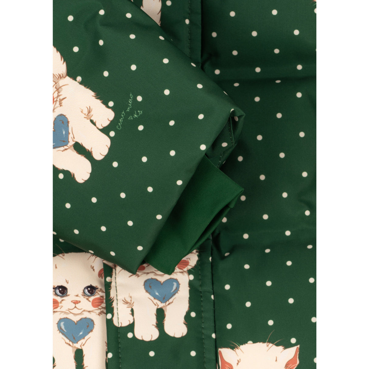 Konges Sløjd Dot Miao Verde Magnum Down Jacka Print Grs