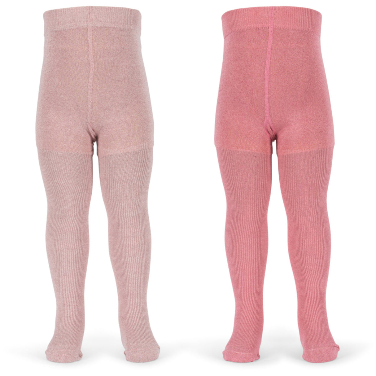 Konges Sløjd Rose Mix 2 Pack Rib Glitter Strumpbyxar