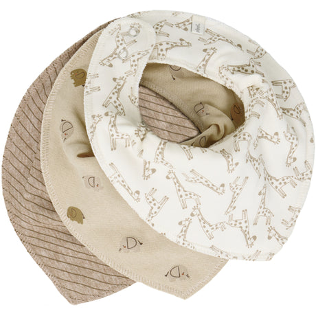 Pippi Rainy Day Bandana Haklapp Uni -Aop (3-Pack)