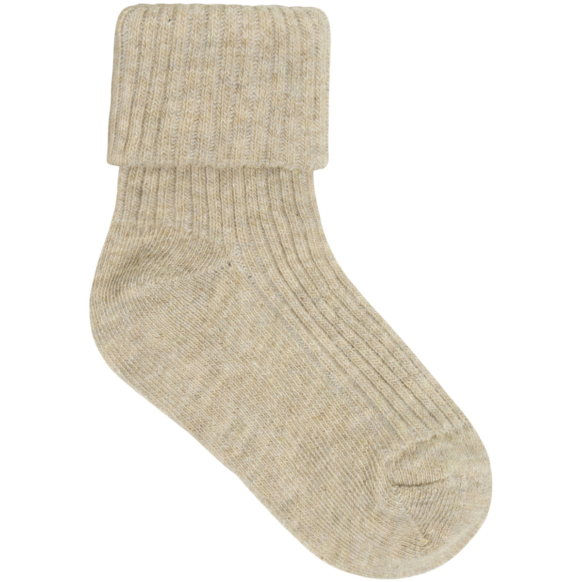 Minymo Silver Mink Baby Rib Strumpor W.Glit (2-Pack)