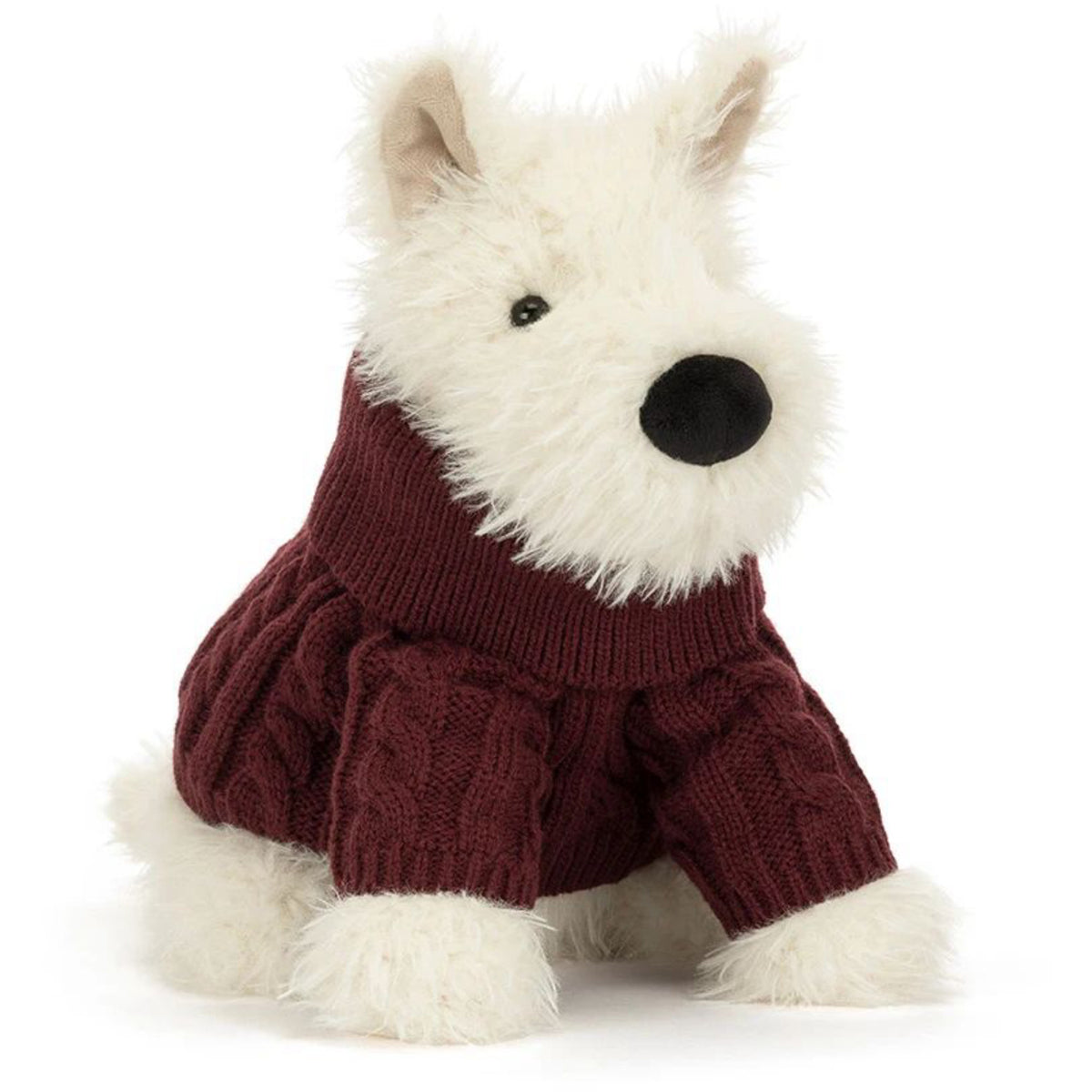 Jellycat Munro Scottie Dog 'Winter Jumper'
