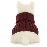 Jellycat Munro Scottie Dog 'Winter Jumper'