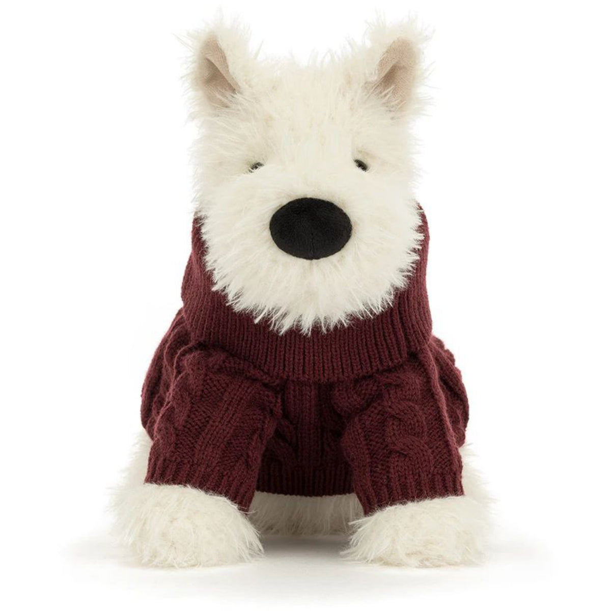 Jellycat Munro Scottie Dog 'Winter Jumper'