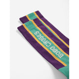 Bobo Choses Violet Bobo Choses Embossed Extralong Strumpor