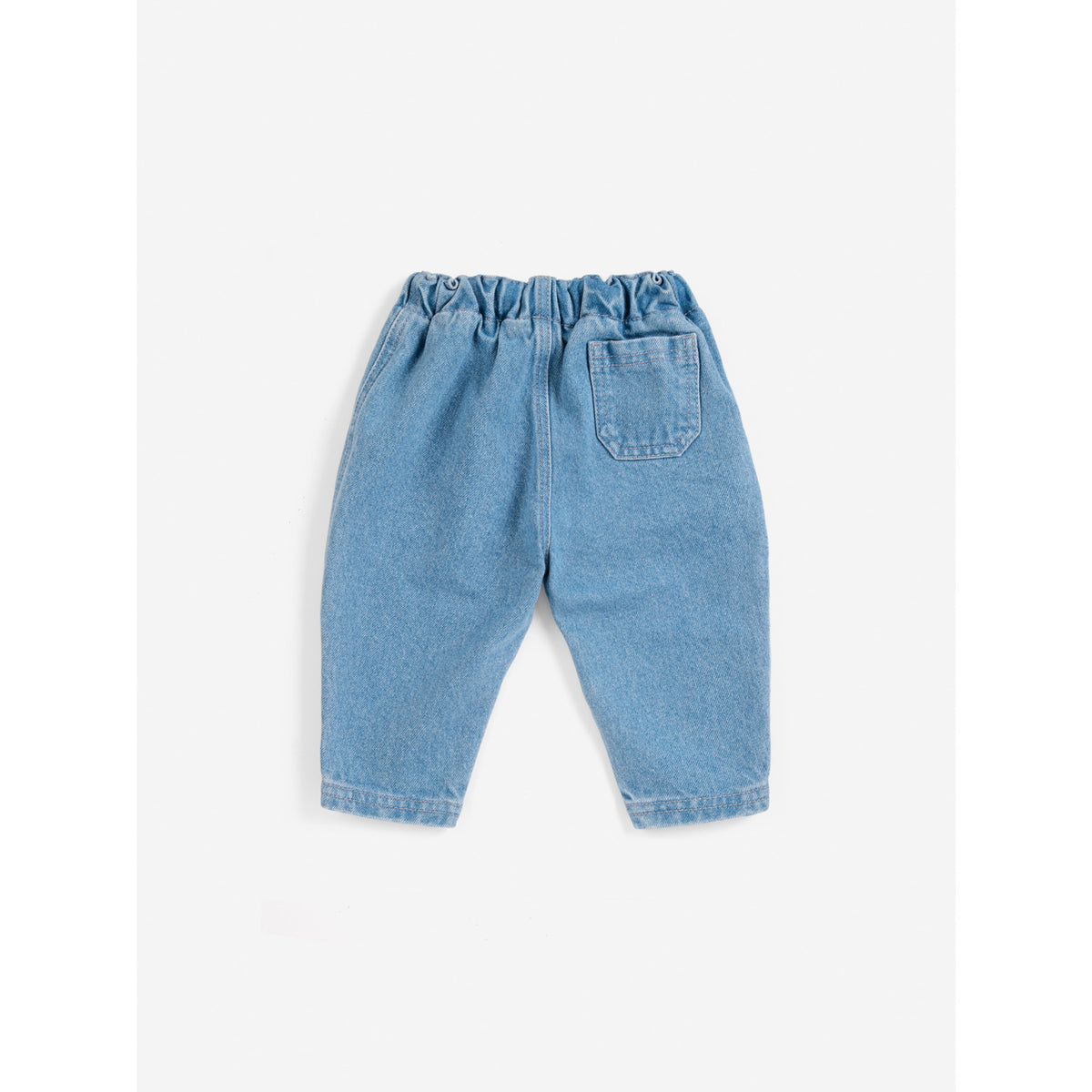 Bobo Choses Blue B.C. Embossed Denim Byxor
