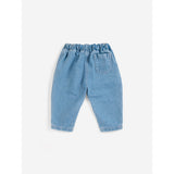 Bobo Choses Blue B.C. Embossed Denim Byxor