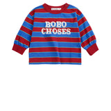 Bobo Choses Multicolor Bobo Choses Embossed Stripes T-Shirt