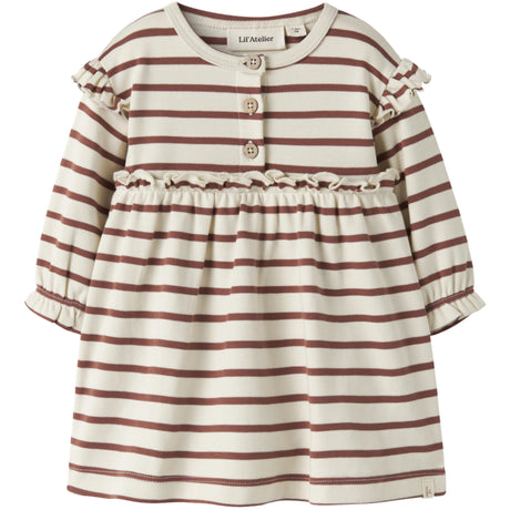 Lil'Atelier Turtledove Maple Syrup Nbflimia Mia Ls Body Klänning Lil