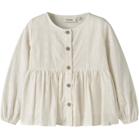 Lil'Atelier Turtledove Nmfloba Ls Loose Skjorta Lil