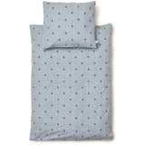 Flöss Light Blue Apple Gingham Ellis Täcke + Kudde Baby