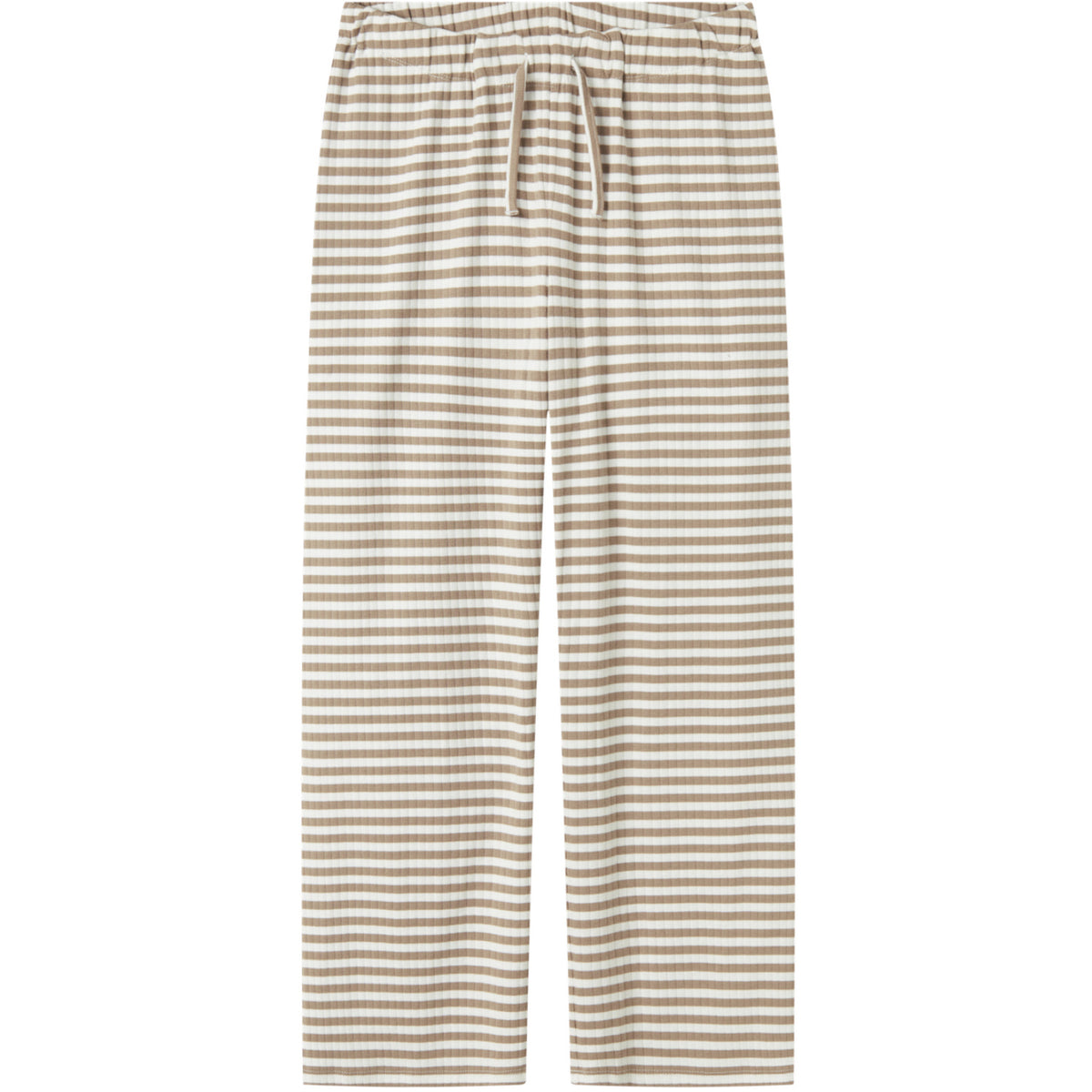 Name It Mocha Meringue W. Bright White Nkfsuraja Straight Byxor Noos