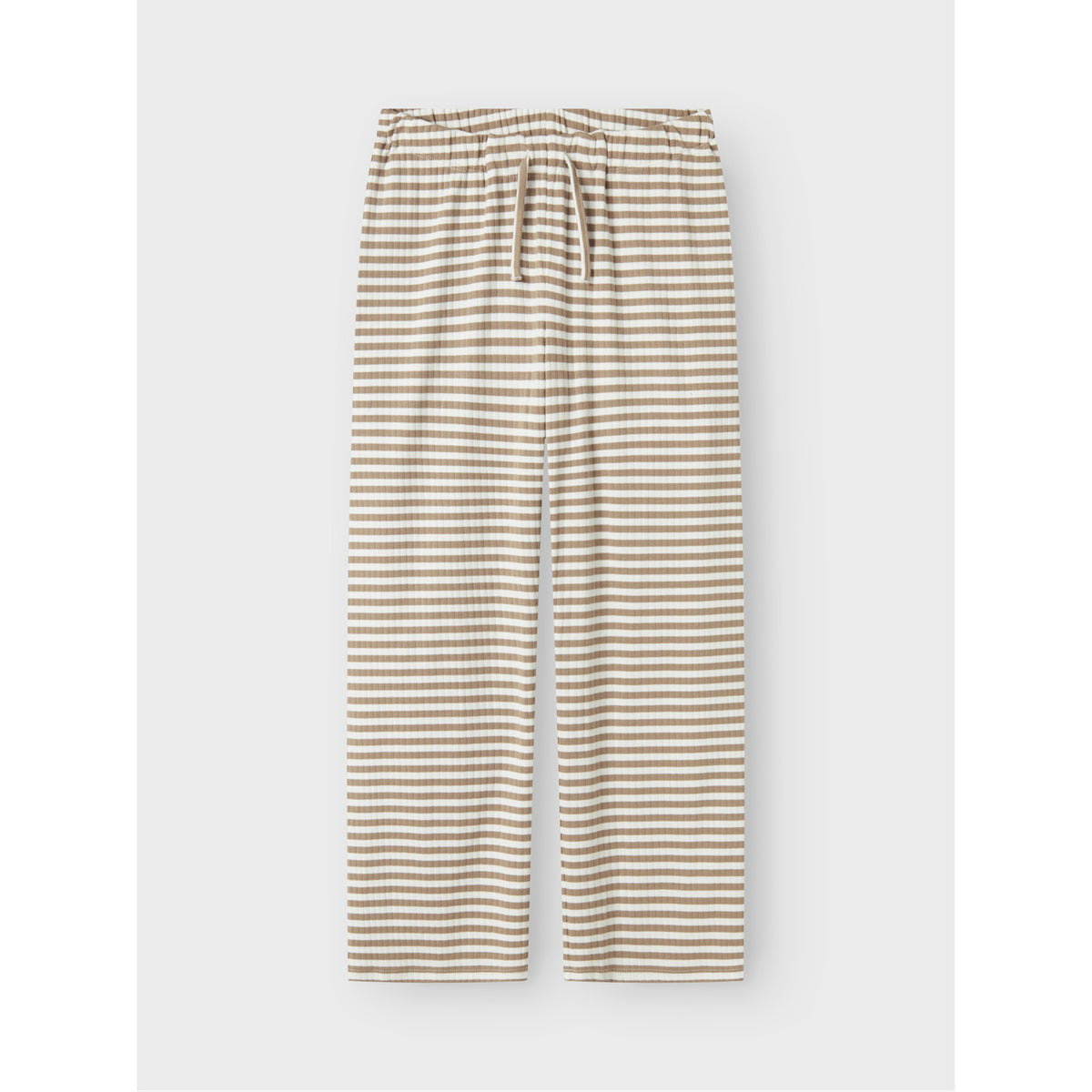 Name It Mocha Meringue W. Bright White Nkfsuraja Straight Byxor Noos