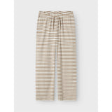 Name It Mocha Meringue W. Bright White Nkfsuraja Straight Byxor Noos