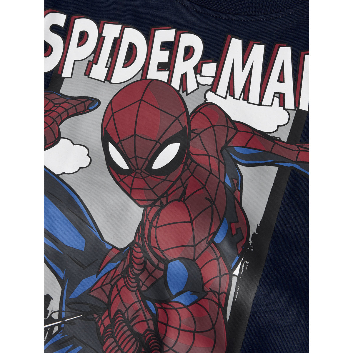 Name It Navy Blazer Nmmjuice Spider Nreg Ls Topp Noos Mar