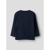 Name It Navy Blazer Nmmjuice Spider Nreg Ls Topp Noos Mar
