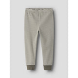 Name It Dusty Olive Y/D Dusty Olive / Jet Stream Nmnnightset Stripe Rib Noos