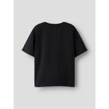 Name It Black Nkffora Stitch Ss Nreg Topp Box Noos Wdi
