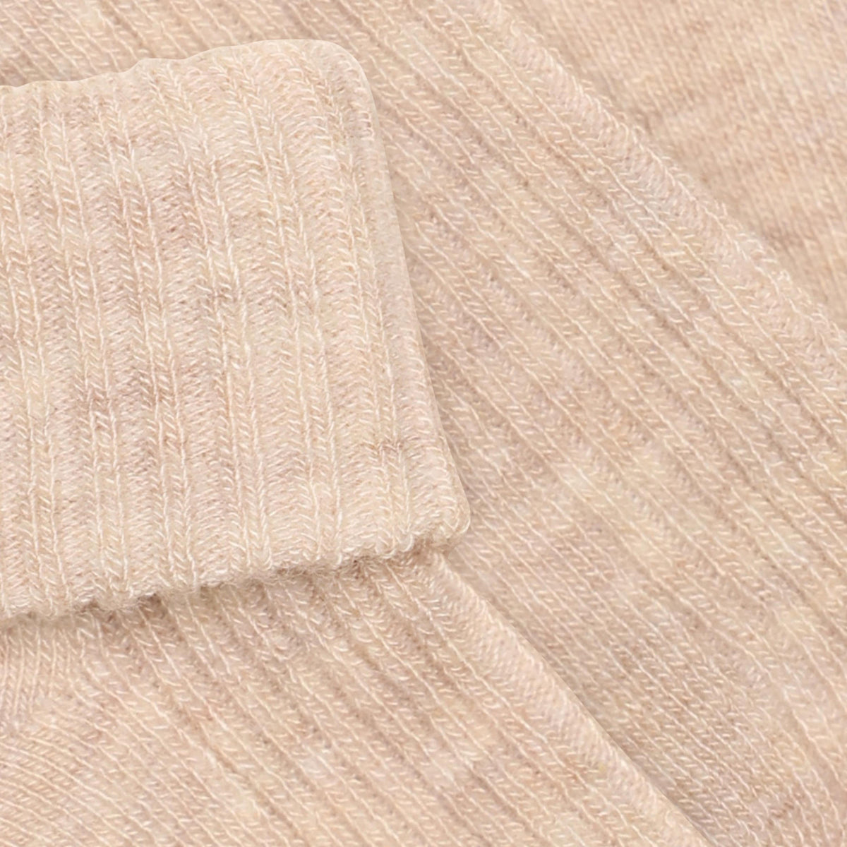 Minymo Sheer Bliss Melange Baby 2X2 Rib Ull Strumpor 2-Pack