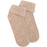 Minymo Silver Mink Melange Baby 2X2 Rib Ull Strumpor 2-Pack