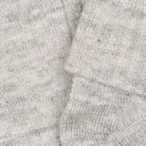Minymo Light Grey Melange Baby 2X2 Rib Ull Strumpor 2-Pack