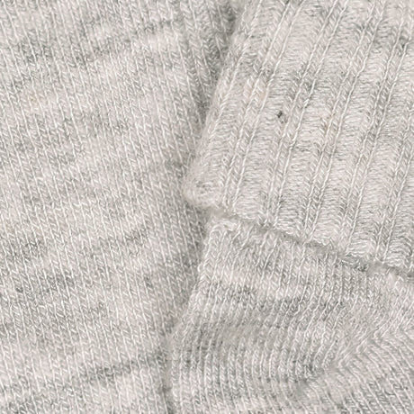 Minymo Light Grey Melange Baby 2X2 Rib Ull Strumpor 2-Pack