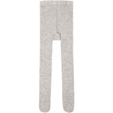 Minymo Light Grey Melange Ull Stocking - Enkelt Pak