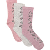 Minymo Orchid Haze Ull Strumpor (3-Pack)