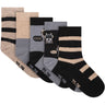 Minymo Blau Gray Strumpor M/ Pattern (5-Pack)