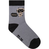 Minymo Blau Gray Strumpor M/ Pattern (5-Pack)