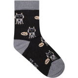 Minymo Blau Gray Strumpor M/ Pattern (5-Pack)