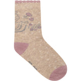 Minymo Elderberry Strumpor M/ Pattern (5-Pack)
