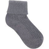 Minymo Blau Gray Baby 2X2 Rib Strumpo (3-Pack)