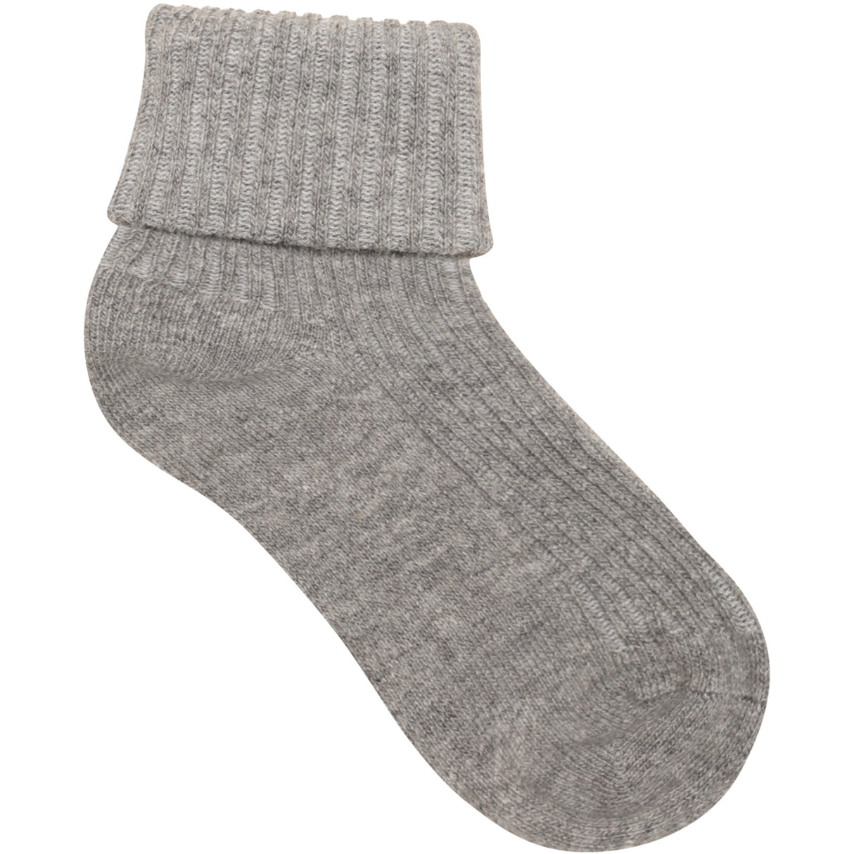 Minymo Blau Gray Baby 2X2 Rib Strumpo (3-Pack)
