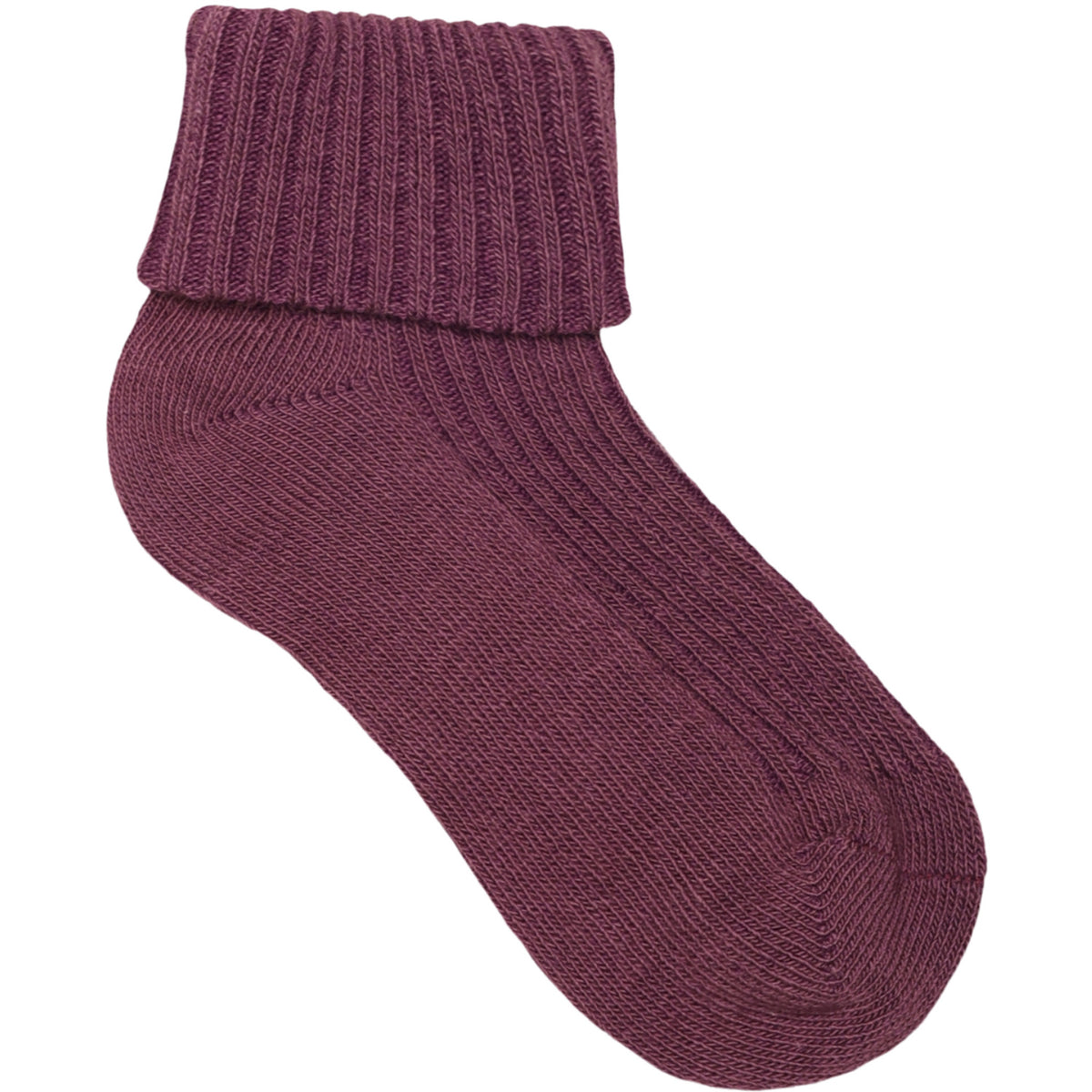 Minymo Elderberry Baby 2X2 Rib Strumpo (3-Pack)