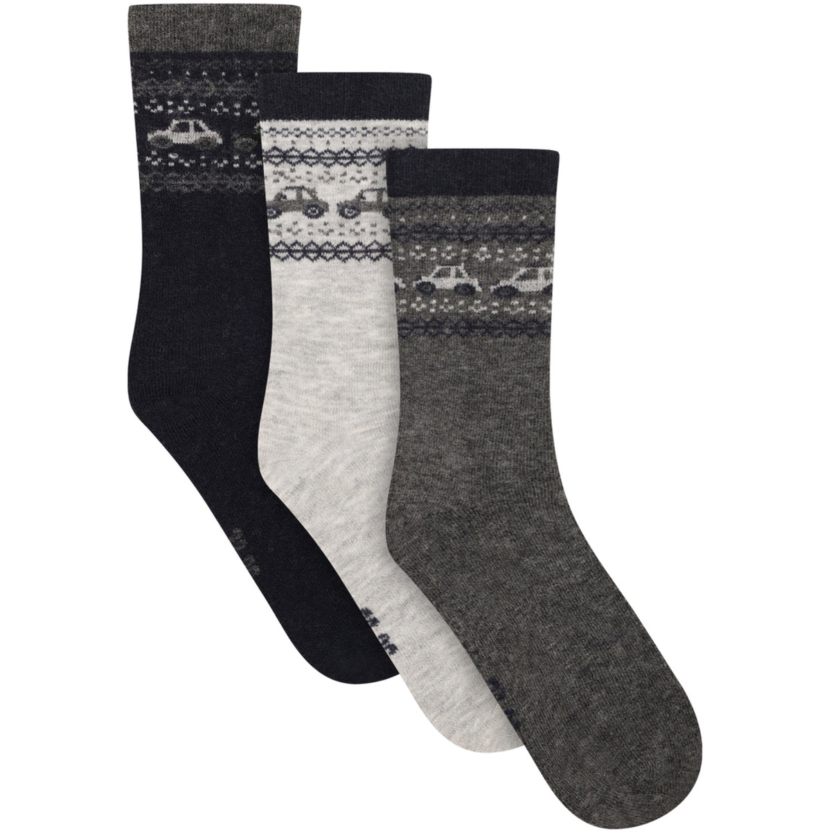 Minymo Navy Ull Strumpor (3-Pack)