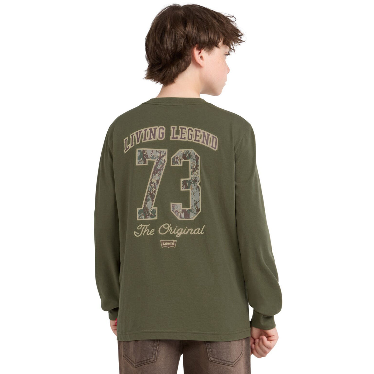 Levi's Olive Night I The Woods Ls Tee