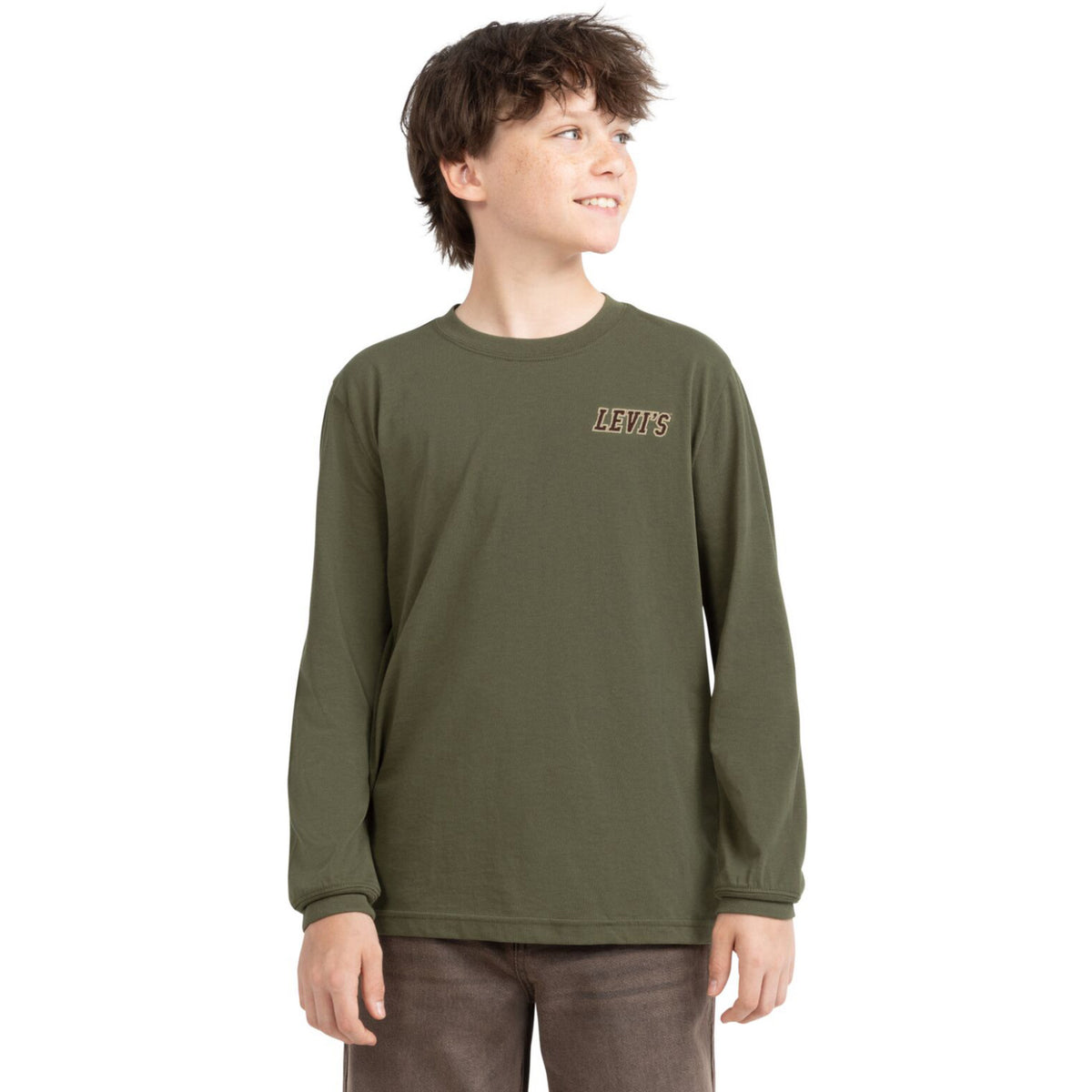 Levi's Olive Night I The Woods Ls Tee