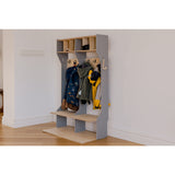 Duck Woodworks Grey Garderobe Outerwear Dubbel