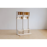 Duck Woodworks White Garderobe Outerwear Dubbel