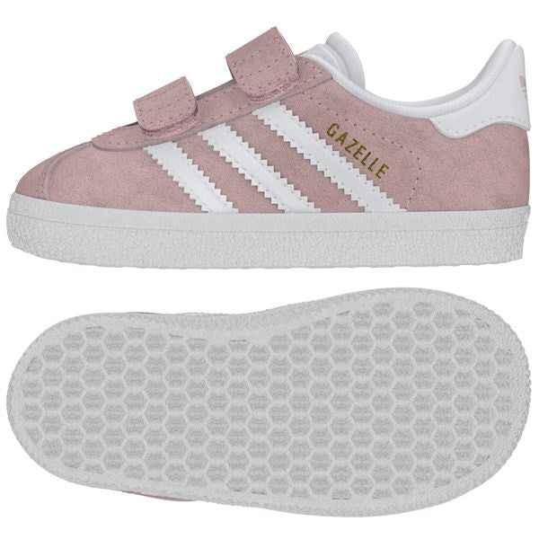 adidas Gazelle Sneakers m. Kardborreband Icey Pink