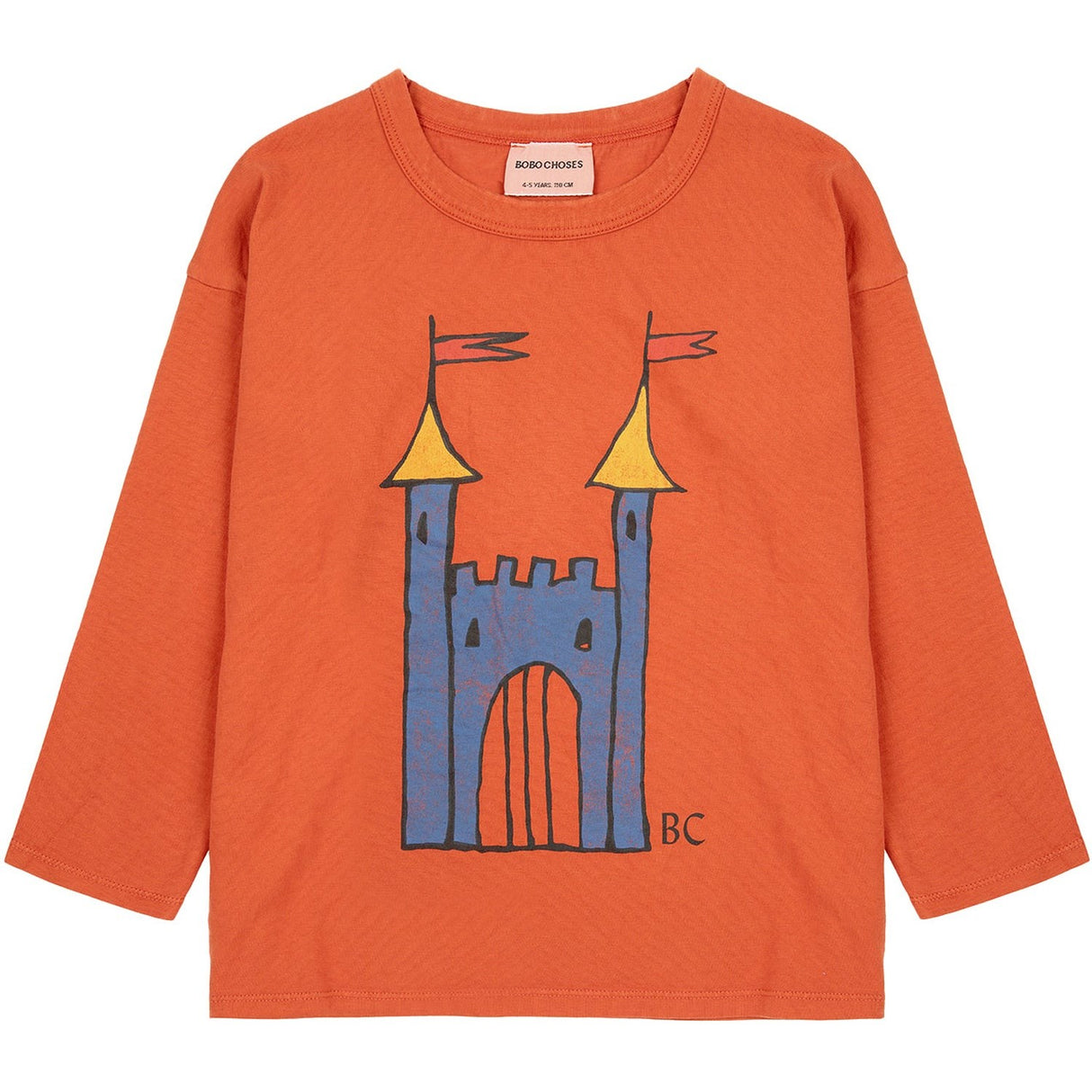 Bobo Choses Orange Faraway Castle Blus