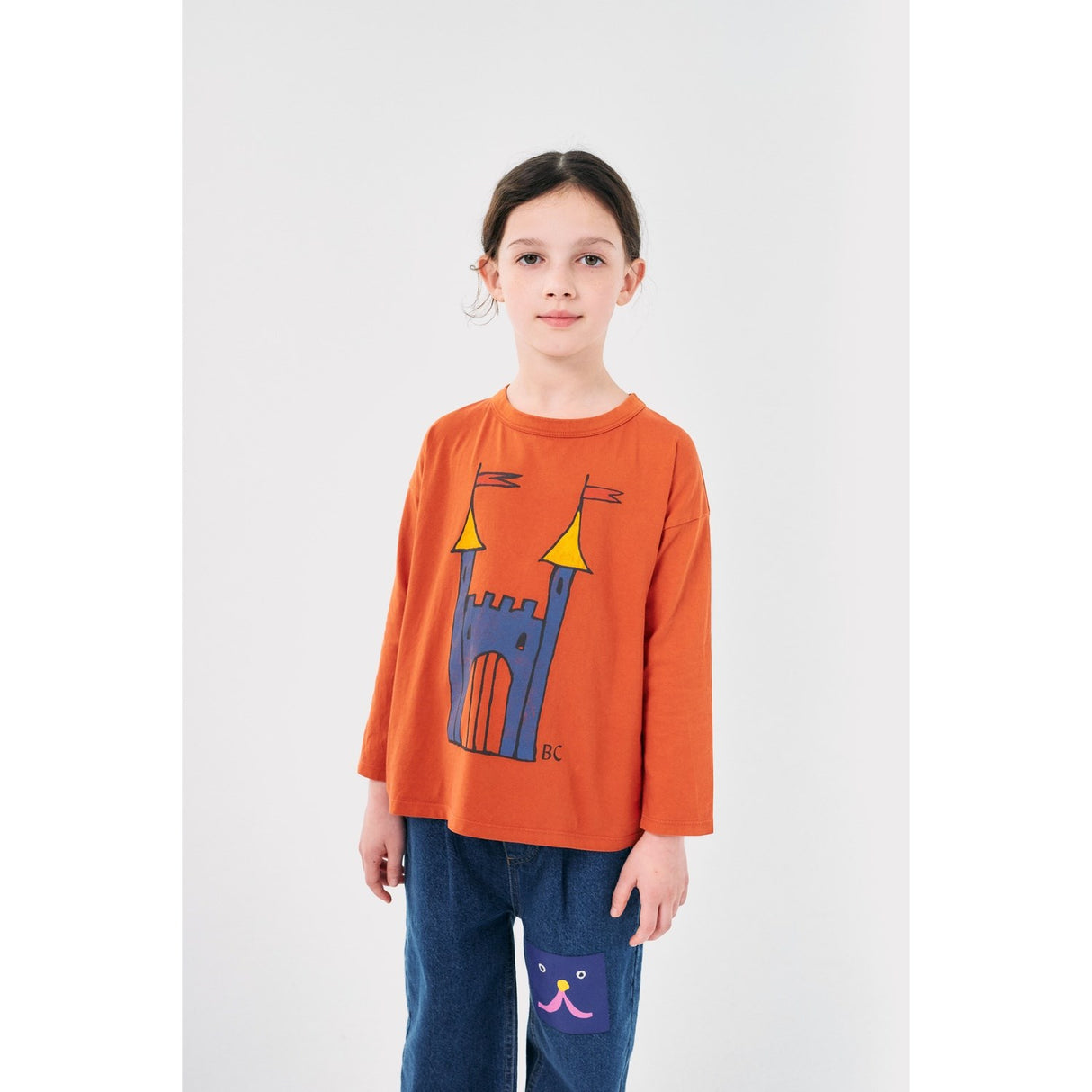 Bobo Choses Orange Faraway Castle Blus