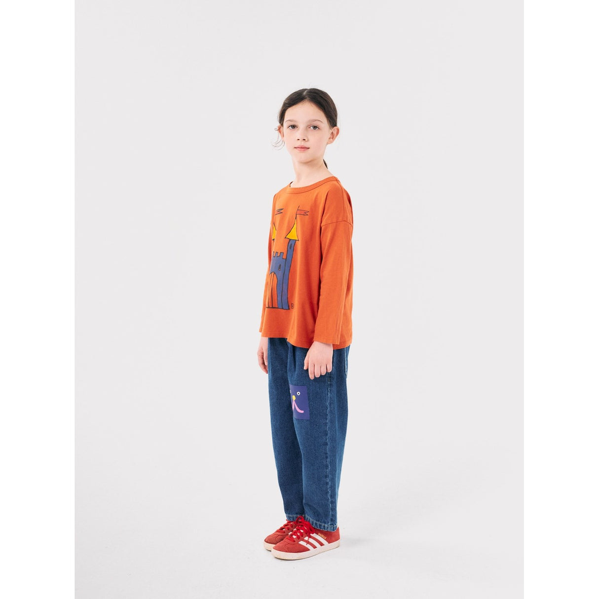 Bobo Choses Orange Faraway Castle Blus