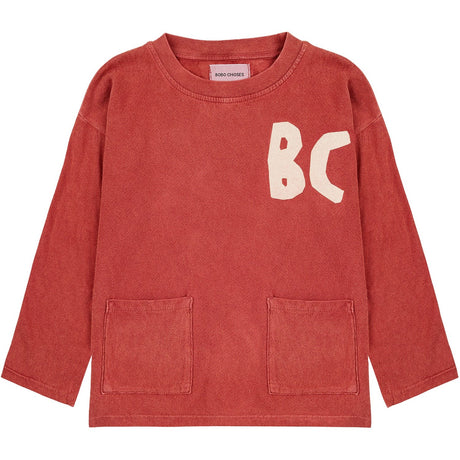 Bobo Choses Burgundy Red Blus