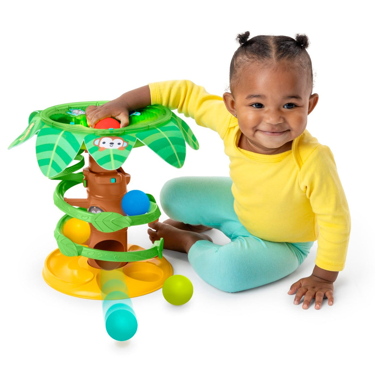 Bright Starts Tropisk Twirl™ Ball Track Leksak